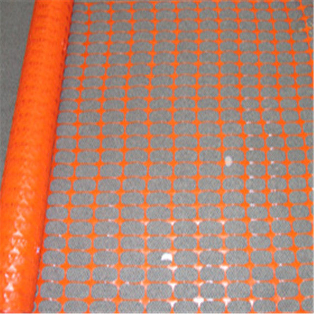 Glissière de sécurité en plastique verte/orange, barrière en plastique UV de neige de HDPE de Vierge